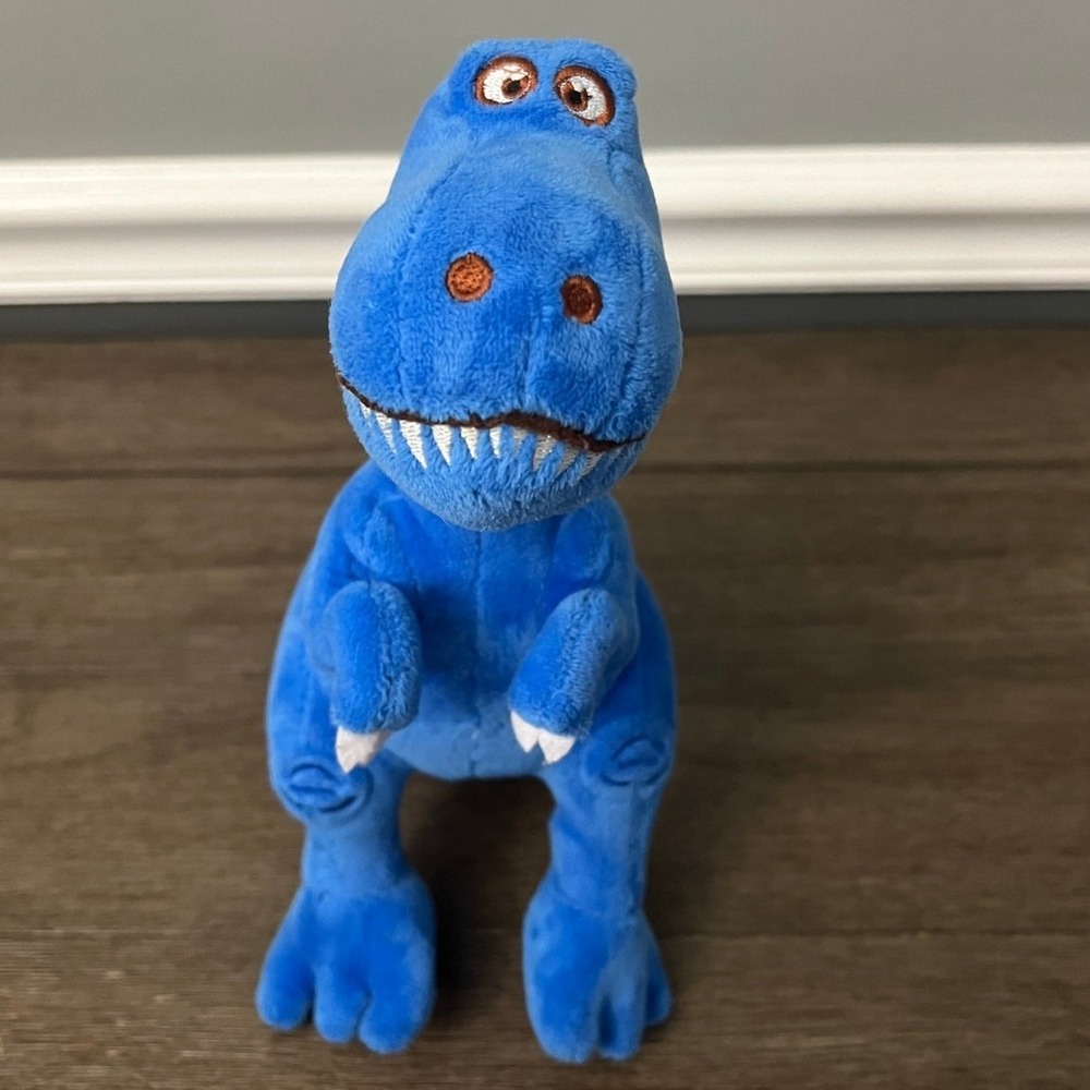 Zooawa Blue T-Rex Dinosaur Plush Stuffed Animal Cartoon Tyrannosaurus Rex Toy